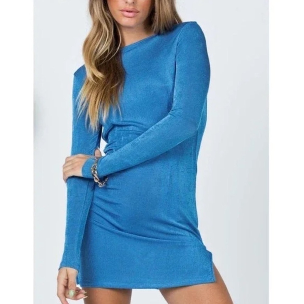 Lioness Blue Long-Sleeve Dress
